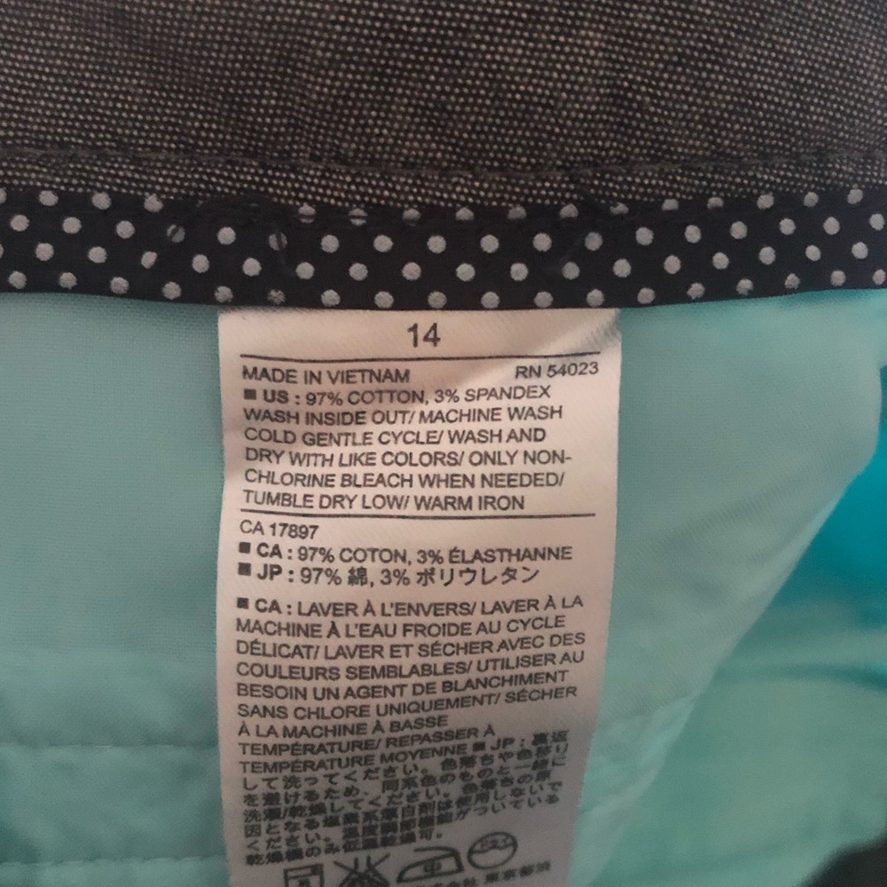 NWT BANANA REPUBLIC Hampton Fit Light Blue Pants - Picture 8 of 8